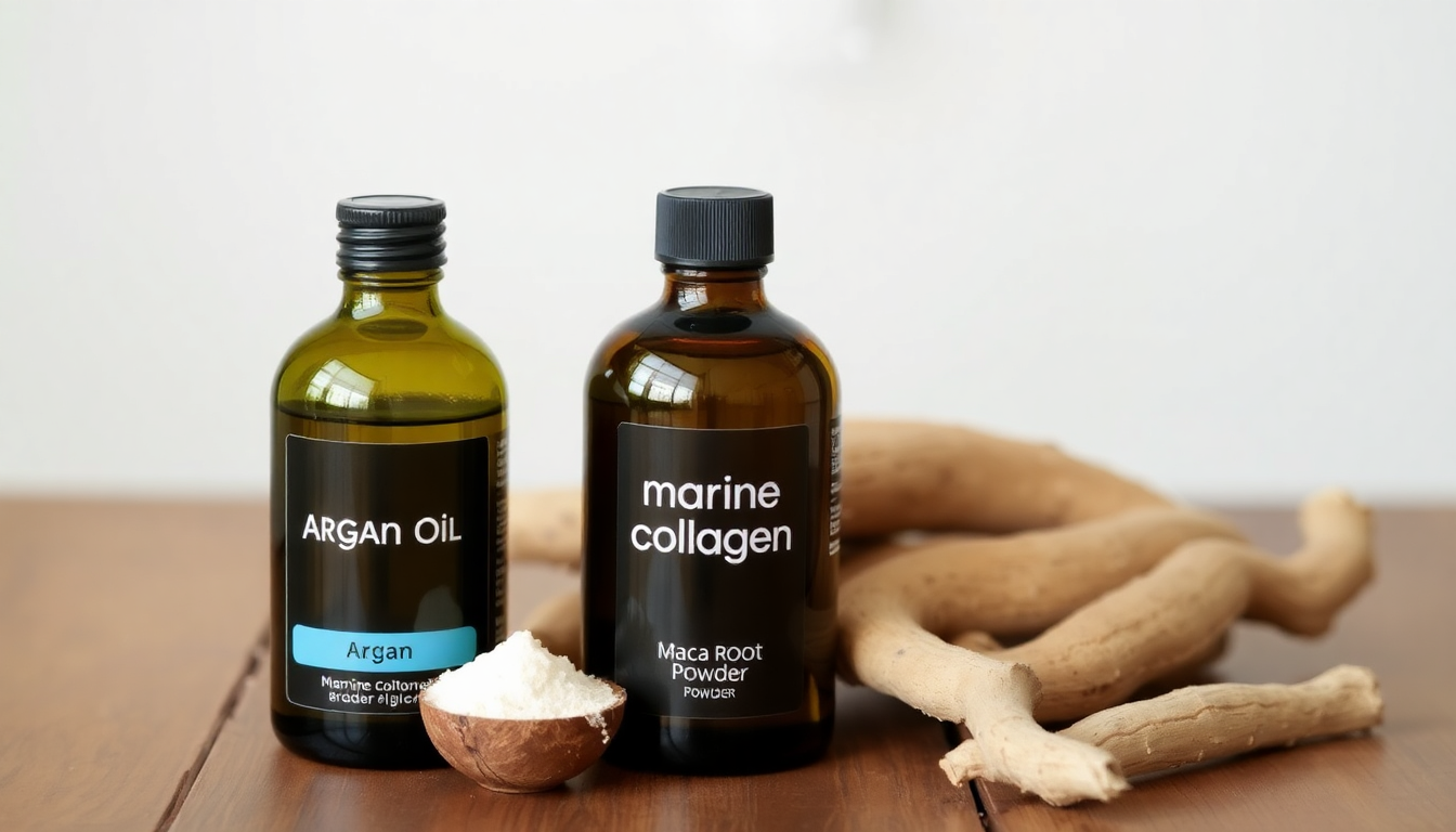 Exploring the Incredible Benefits of Argan Oil, Marine Collagen, and Maca for Hair Health: A Comprehensive Guide to Revitalizing Your Tresses